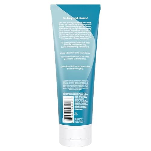 Lume Acidified Body Wash - 24 Hour Odor Control - Removes Odor Better than Soap - Moisturizing Formula - Formulated Without SLS or Parabens - OB/GYN Developed - 8.5 ounce (Unscented) thumbnail 4