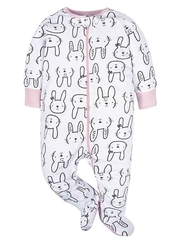 Gerber Baby-Girls 4 Pack Sleep 'N Play Footie thumbnail 4
