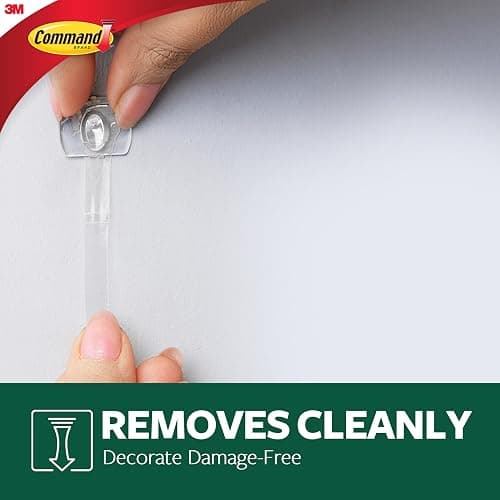 Command Decorating Clips, Pack of 20 Mini Hooks and 24 Small Adhesive Strips thumbnail 9