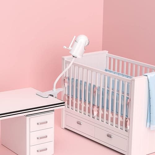 Baby Monitor Mount, Universal Baby Camera Holder Baby Camera Stand for Crib Nursery, Compatible with Infant Optics DXR-8 and DXR-8 PRO thumbnail 6