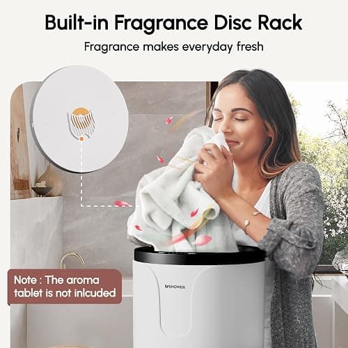 USHOWER Towel Warmers for Bathroom, 20L Large Towel Warmer Bucket for Spa & Massage, Auto Shut-Off Towel Heater Fits Two 40"x70" Oversized Towels, Blankets, Bathrobes, PJ's thumbnail 9