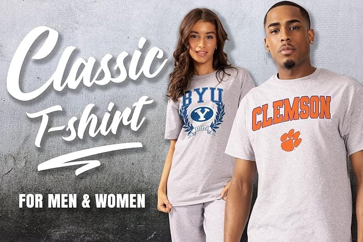 Official Collegiate Arch Logo Secondary Unisex Adult T Shirt Collection 3 thumbnail 2