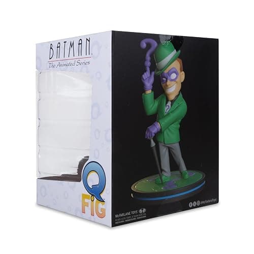 McFarlane Toys- QMx DC Riddler (Batman: The Animated Series) 5in Q-Fig Posed Figure thumbnail 8