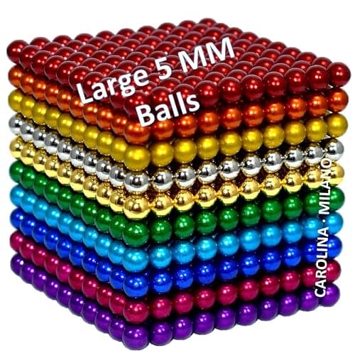 Updated -𝙈𝙖𝙜𝙣𝙚𝙩𝙞𝙘- Balls 1000 5mm Building Slime Desk Toys for Stress Relief, 𝑴𝒂𝒈𝒏𝒆𝒕- Balls Fidget Toys Stress Reliever Office Putty Beads Toys Slime for 16+ v93 - Image 1