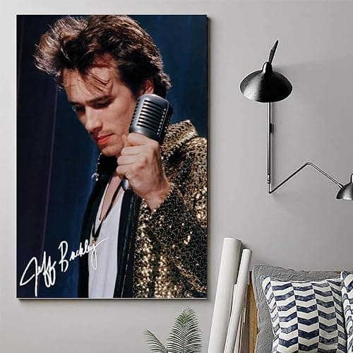 DEYIN Album Cover Poster Jeff Buckley Posters 90s Inspiring Music SongCanvas Poster Decoration Room Aesthetic Bedroom Decor Wall Art Office Home Holiday Gift 24x36inch(60x90cm) Unframe-style-3 thumbnail 6