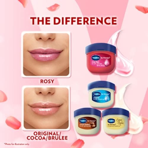 Vaseline® Lip Therapy® Rosy Lips Mini, Long-lasting moisturization with a light rosy fragrance and color. thumbnail 4