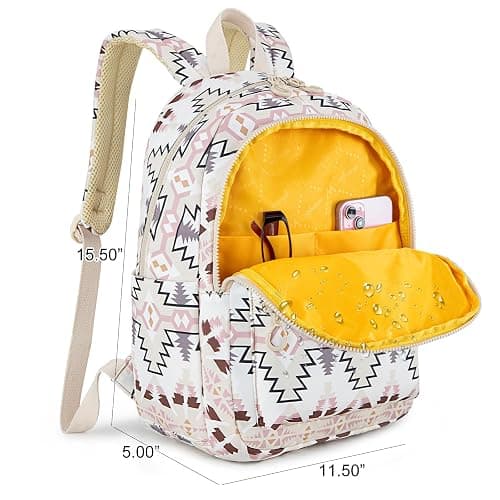 Montana West x Wrangler Aztec Backpack Mommy Daypack Western Travel Bag for Women - Tan thumbnail 3