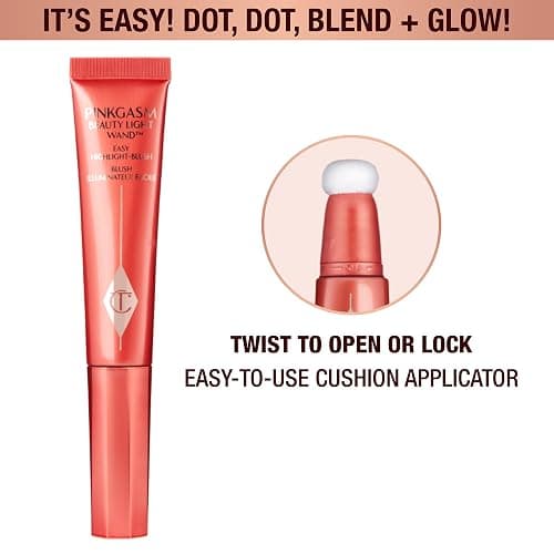 Charlotte Tilbury Beauty Light Wand Liquid Highlighter Makeup - Soft-Focus Highlighter & Blush for Cheeks - Pearlescent, Weightless Radiant Finish thumbnail 6