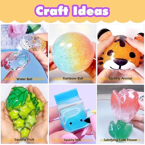 FUNSHOWCASE Nano Tape Bubble Kit with Clay, Marker, 6-Design Guide Squishy Maker Set thumbnail 9