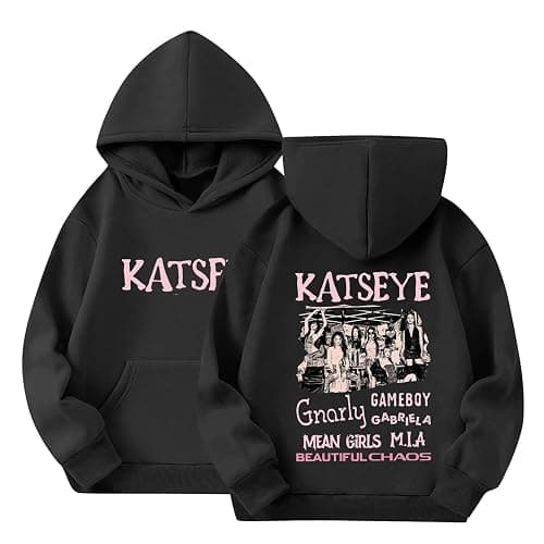 YLDBWDX Kids Katseye Hoodies Katseye Merch Graphic Sweatshirts Long Sleeve Hoodie - Image 1