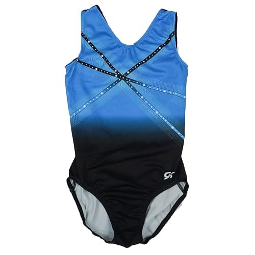 GK Glitz & Glam Gymnastics Leotard for Girls with Matching Scrunchie - Image 1