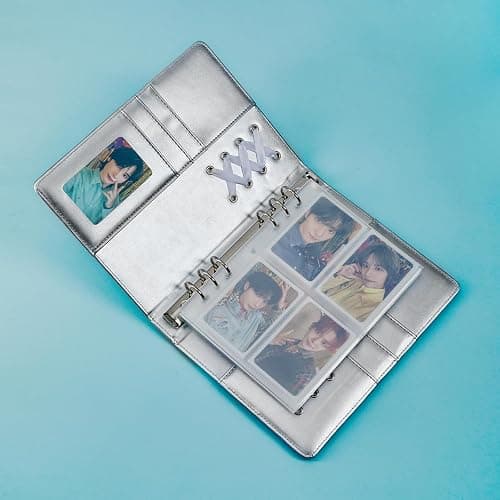 Mandu Deco Coquette A5 Silver Ballerina Lace Binder, 10 Pocket Pages for Kpop Photocards, 1 Set of Backboards thumbnail 3