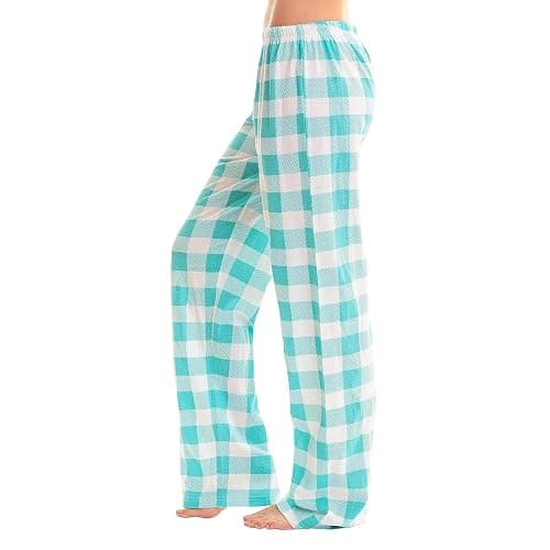 Pajamas Pants for Women 2024 Plaid Pants Soft Comfy Stretchy Drawstring Christmas Sleep Botton - Image 1