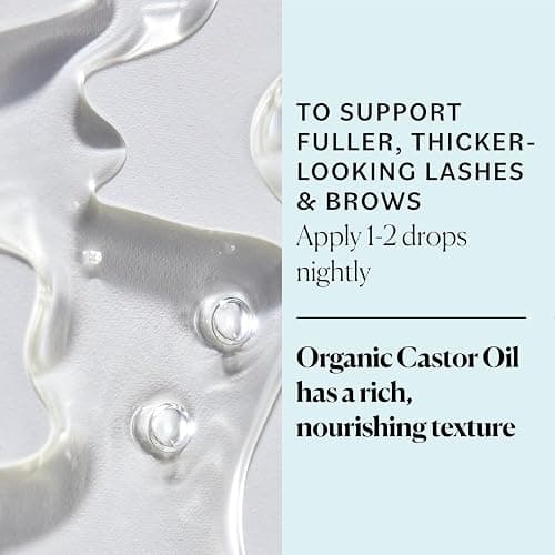 Sky Organics Organic Castor Oil Eyelash & Brow Serum, Hexane-Free Conditioning Oil that Promotes Fuller Looking Lashes & Eye Brows, 100% Pure & Cold-Pressed 1 fl. Oz. / 30 ml w ebook thumbnail 7