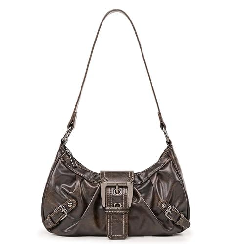 Shoulder Bag for Women Top Handle Handbag Purse Y2K Hobo Clutch Small Punk Purse Trendy - Image 1