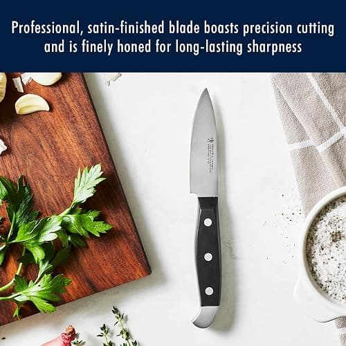 HENCKELS Premium Quality 15-Piece Knife Set with Block, Razor-Sharp, German Engineered Knife Informed by over 100 Years of Masterful Knife Making, Lightweight and Strong, Dishwasher Safe thumbnail 7