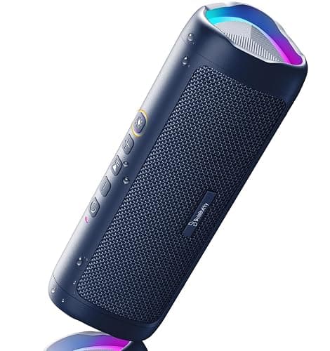 Bluetooth Speaker, 20W HD Sound, Portable Wireless, IPX5 Waterproof, Up to 24H Playtime, TWS Pairing, for Home/Party/Outdoor/Camping/Beach Essentials, Electronic Gadgets, Birthday Gift (Navy) - Image 1