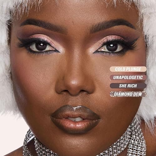 Huda Limited Edition Icy Nude Eyeshadow Palette - 0.56 oz / 16.1 g - 18 SHADES thumbnail 8