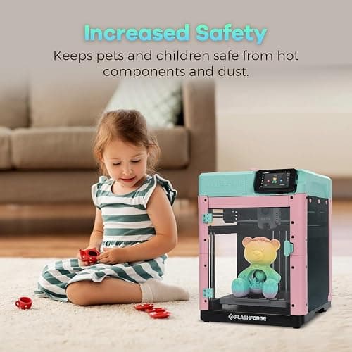 FLASHFORGE Adventurer 5M 3D Printer Enclosure kit, DIY Design, Reduce Noise, Increase Safety and Odor Isolation, Supports Printing High Temperature Filaments, Like ASA and PC thumbnail 6