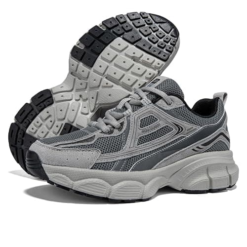 BAASPLOA Women's Chunky Fashion Sneakers Casual Sports Shoes Mesh Breathable Athletic Gym Workout Tennis Shoe Platform Thick Walking Shoes thumbnail 6