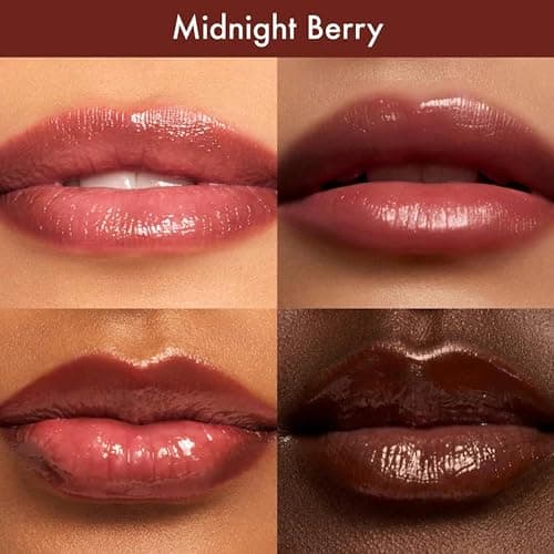 Summer Fridays Dream Lip Oil - Hydrating Tinted Lip Gloss Oil - Non-Sticky Formula with Skincare Benefits for Long-Lasting Softness + Shine - Effortless Beauty Gifts - Midnight Berry (0.15 Oz) thumbnail 4