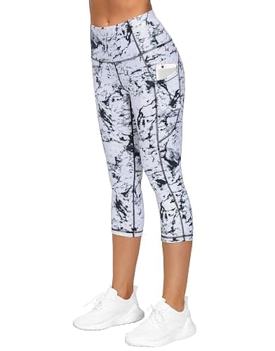 THE GYM PEOPLE Womens' Yoga Pants High Waist with Pocket Tummy Control thumbnail 4