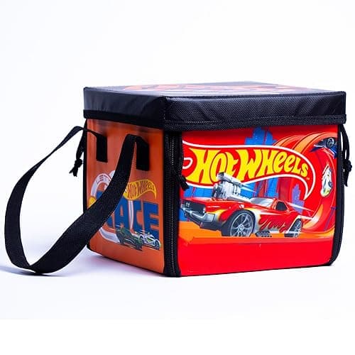 Hot Wheels Tara Toy: ZipBin Ramp It Up - Unzip to Convert Into A 21"x21" Racetrack Playmat & Car Ramp, Storage & Play, Toy Car Box, Kids Ages 3+ thumbnail 2