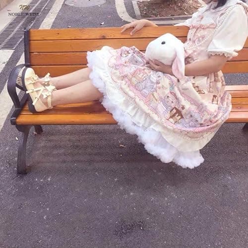 Colyanda Womens 3-Layered Pleated Tulle Petticoat Tutu Puffy Party Cosplay Skirt thumbnail 3