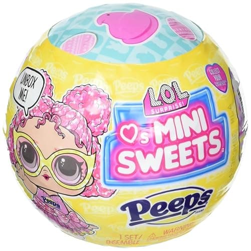 LOL Surprise Loves Mini Sweets - Peeps Fluff Chick with Collectible Doll, 7 Surprises, Spring Easter Theme, Peeps Limited Edition Small Doll - Great Toy Gift for Girls Age 4+ thumbnail 5