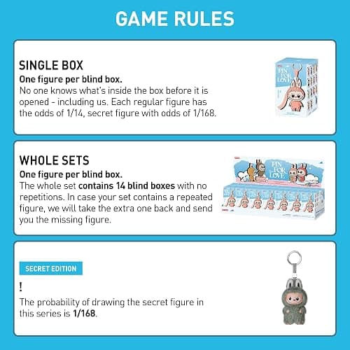 POP MART THE Monster LABUBU Pin for Love (N-Z) Blind Box, Single Box | Mytery Box Keychain – Vinyl Plush Pendant, Bag Charms, Collectible Holiday & Birthday Gift for Kids & Adults, Single Box thumbnail 3
