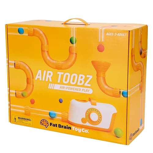 Fat Brain Toys The Original Air Toobz, Air-Powered STEM Building Toys for Kids & Teens, Kids Building Toys, STEM Toys for 3+ Year Old thumbnail 2