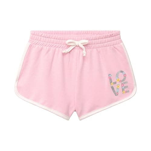 BTween Girls 4 Piece Active Performance Dolphin Shorts with Faux Drawstring, Sports Running Shorts for Kids thumbnail 6
