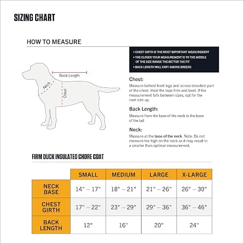 Carhartt Firm Duck Insulated Dog Chore Coat, Durable Weather Resistant Jacket for Cold and Windy Conditions, PFAS Free (Carhartt Brown), Large thumbnail 5