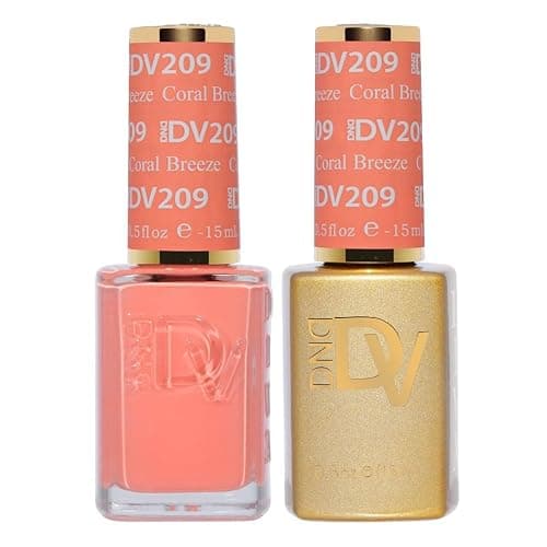 DND Diva Gel Polish Set, First Class Collection, UV/LED GelPolish and Air Dry Nail Lacquer, Matching Chip-Free Polish Duo, 0.5 Fl Oz Each - Image 1