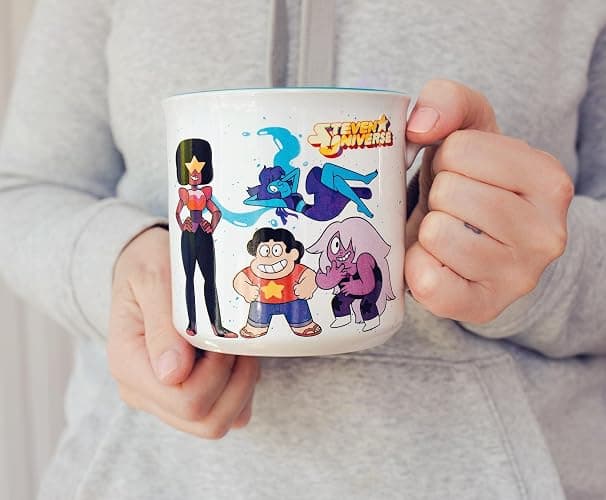 Steven Universe Crystal Gems Ceramic Camper Mug | Coffee Cup For Espresso | Holds 20 Ounces thumbnail 7