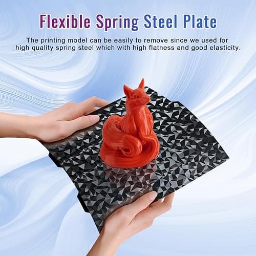 IdeaFormer 3D PEO PET Build Plate - Bambu Lab A1 Mini, Carbon Fiber PET Double Sided Textured Plate, 184x184mm thumbnail 4