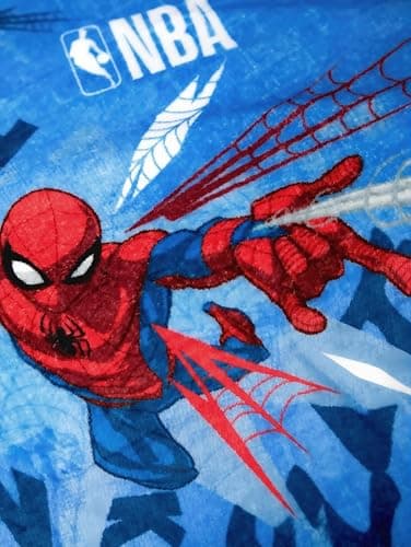 Northwest Disney Marvel Spiderman Plush Throw Blanket, Oversized 62" x 90" Silk Touch Soft Fleece Blanket for Kids & Adults, Officially Licensed thumbnail 5