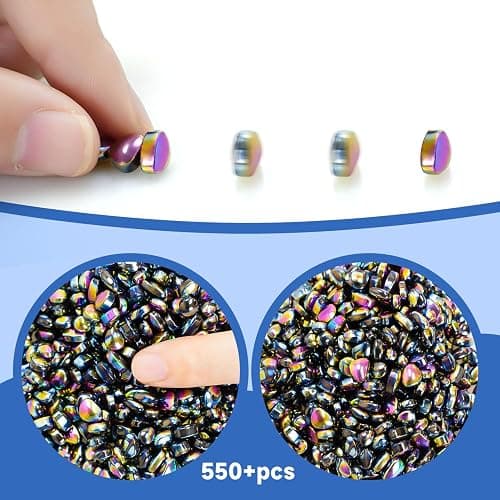 550 Pcs Magnetic Putty Fidget Toys for Adults & Teens, Ferrite Stress Relief Sensory Putty with Weak Magnetic Beads, Desk Gadgets for Office Anxiety, ADHD, Autism, Christmas Stocking Stuffer Gift thumbnail 5