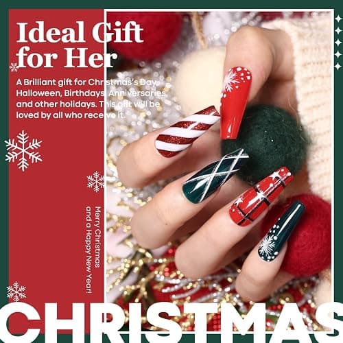 Modelones Gel Nail Polish 36 Colors All Seasons Holiday Gel Polish with Glossy & Matte Top Coat Base Coat Starter Kit Soak Off U V Gel Nail Kit Nail Art Starter Kit Beauty Gifts Set Box thumbnail 4