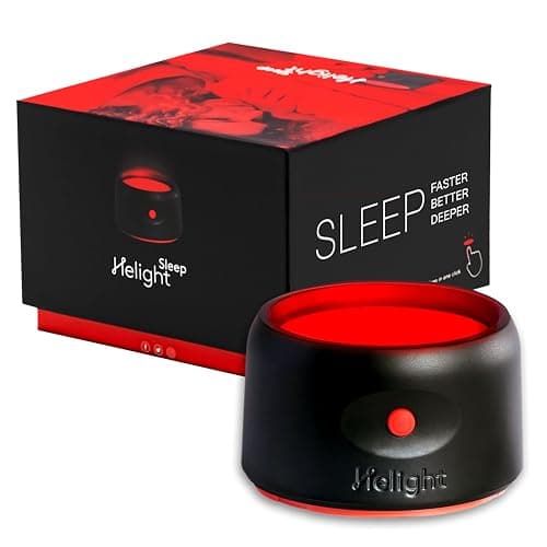 Helight Red Light Therapy Sleep Device – 630nm Pure Red Light Lamp Sleep Aid to Support Deep Relaxation – Red Light for Sleep Lamp Backed by Science for Adults & Kids Bedrooms - Image 1