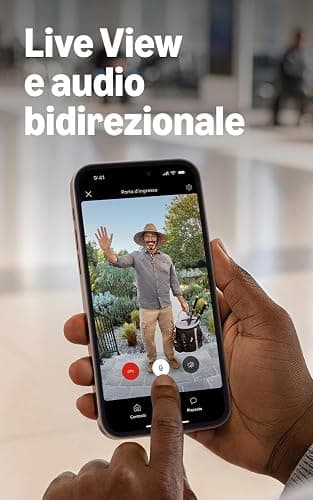Ring Videocitofono a batteria (Battery Video Doorbell) (ultimo modello) | Campanello telecamera | Retinal 2K | Zoom 6x | Batteria integrata | Prova gratuita di 30 giorni del piano di abbonamento Ring thumbnail 4