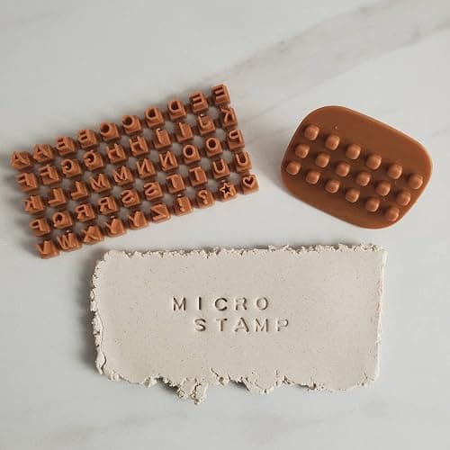 100 pcs Polymer Clay Letter Stamp, Mini Alphabet Number Letter Stamp, Cookie, Fondant, Polymer Clay Decorating Tool, DIY Craft Making Tool thumbnail 5