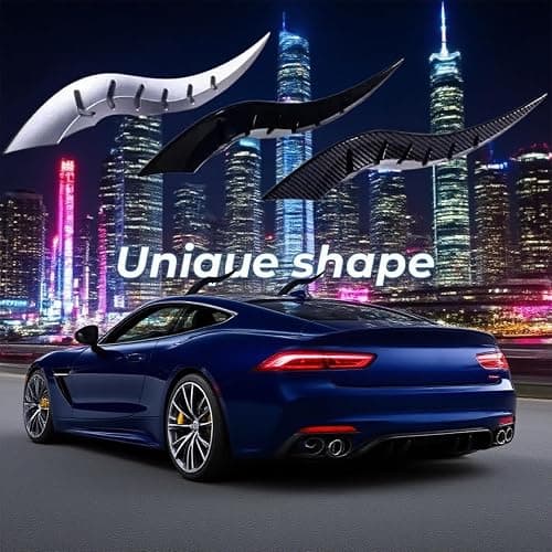 Car Roof Dragon Horns Modification, Universal Lovely Creative Devil Horn Car Exterior Decor, Easy Install Unique Vehicle Accessory,halloween decorations for car (Black) thumbnail 4