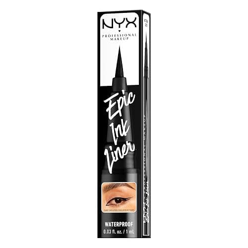 NYX PROFESSIONAL MAKEUP Epic Ink Liner, Waterproof Liquid Eyeliner - Black, Vegan Formula thumbnail 9