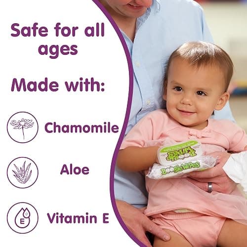 Boogie Wipes Gentle Saline Nose Wipes - 180 Count | Unscented, Hypoallergenic & Alcohol-Free - Made with Natural Saline, Aloe, Chamomile & Vitamin E - Diaper Bag Essential thumbnail 3