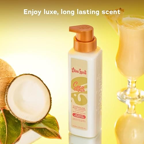 Tree Hut Hydraglow Body Lotion, Coco Colada, 18 Fl Oz | Tropical Coconut Scent, Hydrating & Nourishing Daily Moisturizer for Soft, Radiant Skin thumbnail 2