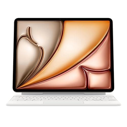 Apple Magic Keyboard: Keyboard and Case for iPad Air 13-inch (M2, M3, and M4), US English — White - Image 1