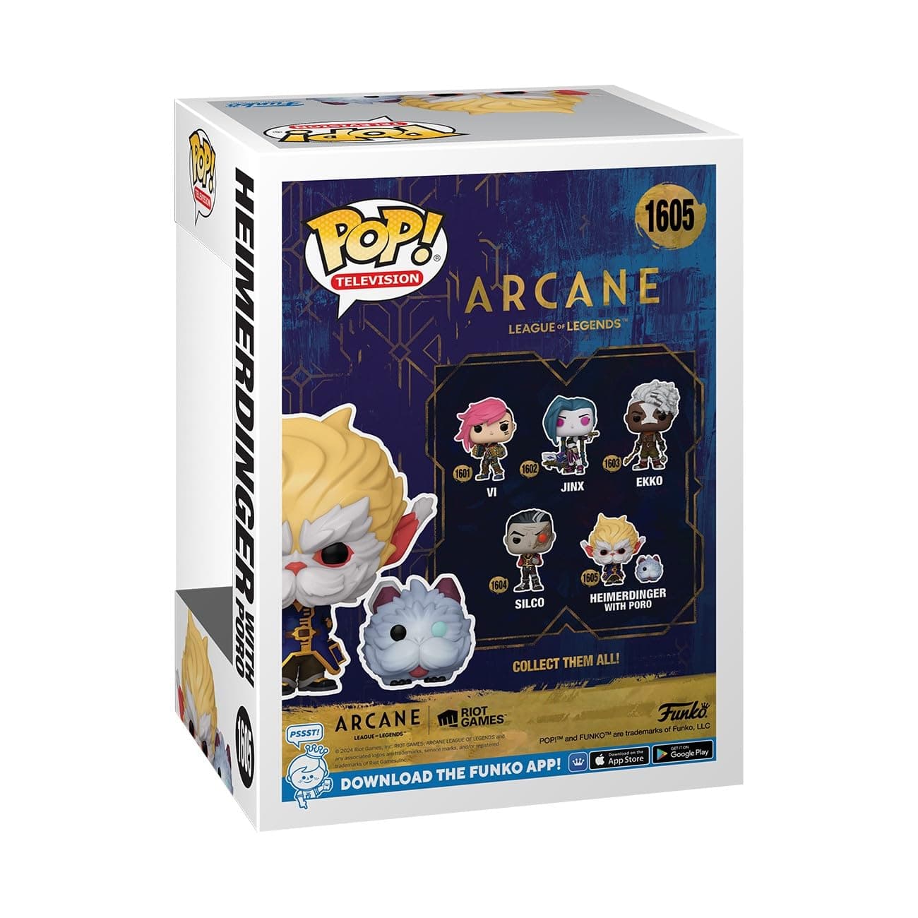 FUNKO POP! Television: Arcane League of Legends - Heimerdinger with Poro thumbnail 3