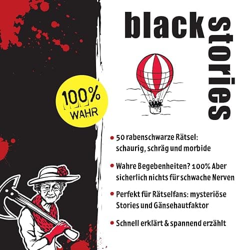 moses. Black Stories Epic Fails - 50 Puzzles con Casos Reales en Torno a desventuras absurdas, Juego de Cartas con Variante de Juego y fichas de puntuación, Juego de Rompecabezas para Adolescentes y thumbnail 7