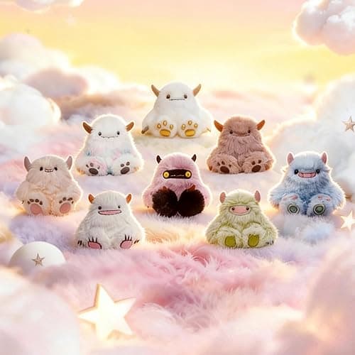 UNICOBOX DunDun Family Series Plush Blind Box, Random Design Plush Action Figures Collectible Toys Home Decorations for Gifts (1 Figure) thumbnail 5
